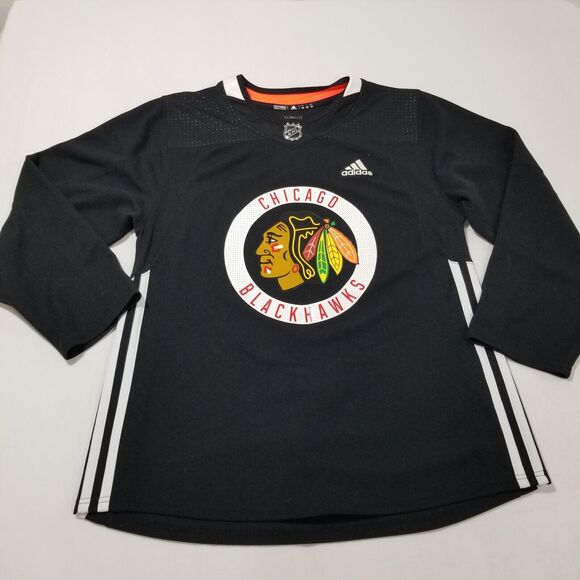 Chicago Blackhawks NHL Adidas Black Men's Authentic Jersey Size 52 - Picture 14 of 14